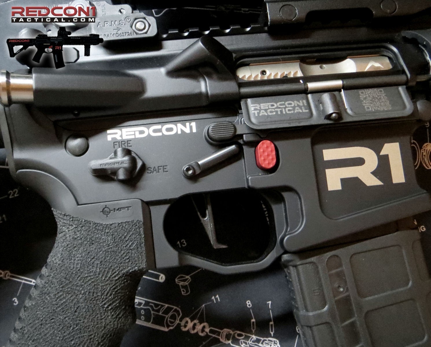 KNS Gen 2 NonRotational Pins .154 Black R1 Tactical